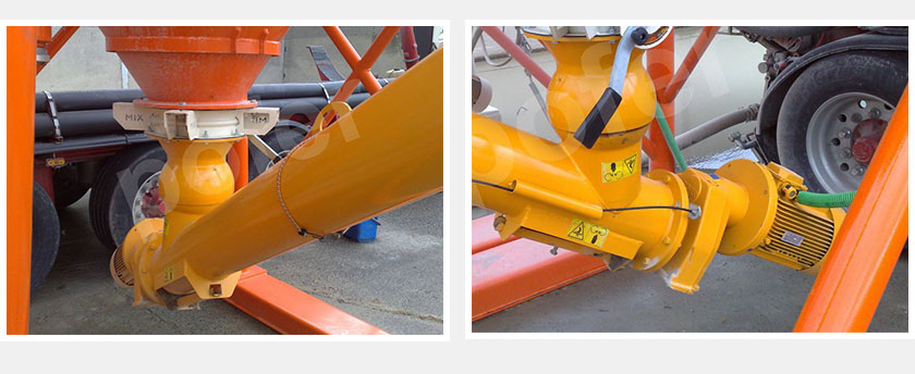 LS250螺旋输送机安装示意图：