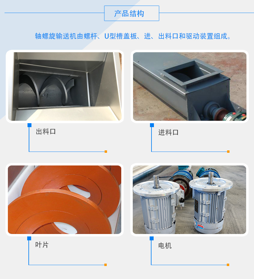 U型螺旋输送机产品结构