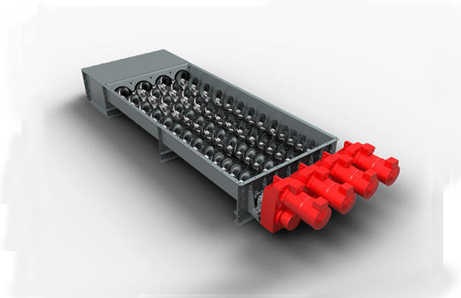 两无轴叶片旋向相反,抗缠绕、不堵料