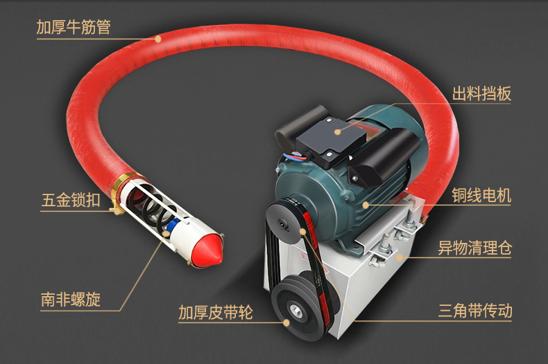 吸粮机结构示意图