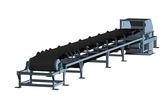 采用了结构紧凑、刚性好、强度高的三角形机架，机架部分、中间架和中间架支