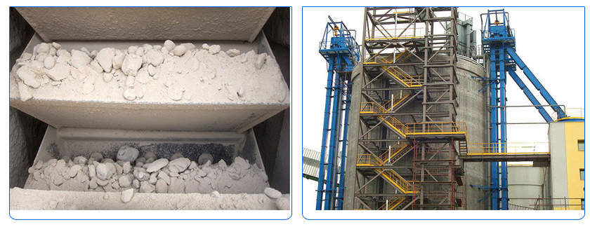 混凝土斗式提升机现场图片