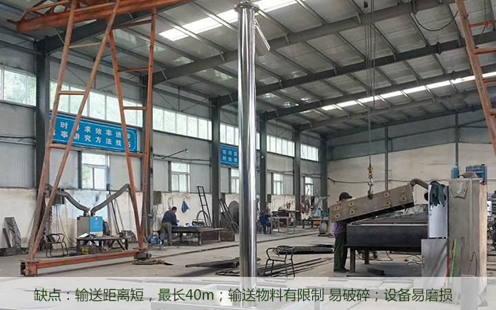 垂直螺旋输送机优势与劣势
