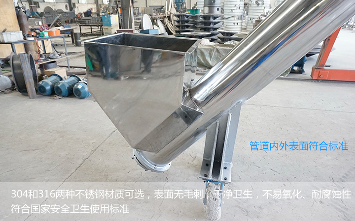  不锈钢螺旋输送机能用在食品行业么？